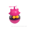 Multicolor Pet Dog Food Dispenser Toy Interactive Tumbler